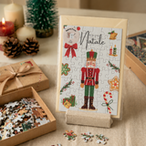 - Set 6 Biglietti Puzzle con Busta- Edizione Natale