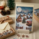 - Set 6 Biglietti Puzzle con Busta- Edizione Natale