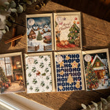 - Set 6 Biglietti Puzzle con Busta- Edizione Natale