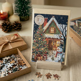 - Set 6 Biglietti Puzzle con Busta- Edizione Natale