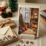 - Set 6 Biglietti Puzzle con Busta- Edizione Natale