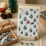 - Set 6 Biglietti Puzzle con Busta- Edizione Natale